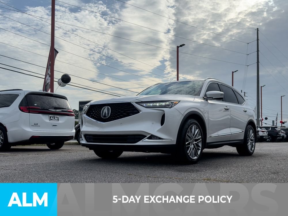Used 2024 Platinum White Pearl Acura Advance image 3