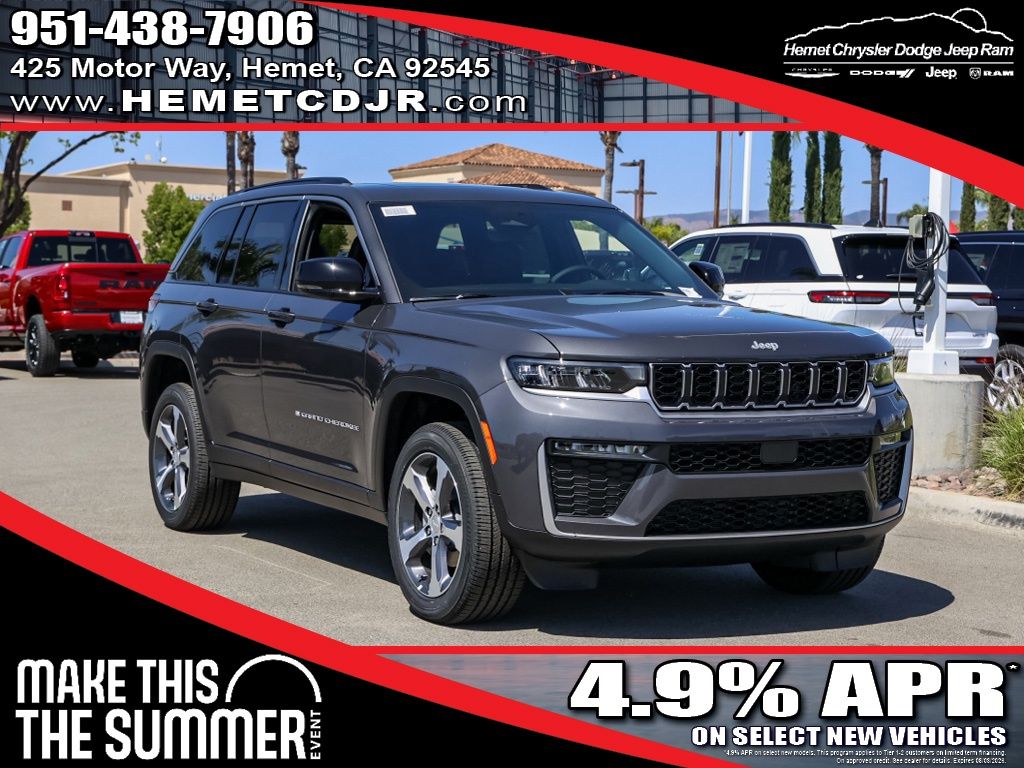 Baltic Gray Metallic Clearcoat 2026 Jeep Grand Cherokee SUV / Crossover 4X2 8-Speed Automatic
