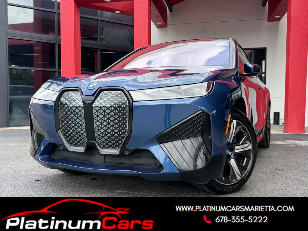Phytonic Blue Metallic 2024 BMW iX SUV / Crossover All-Wheel Drive Automatic