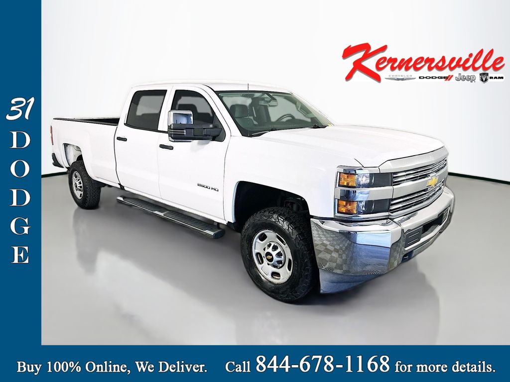 Summit White 2018 Chevrolet Silverado 2500HD Work Truck Crew Cab RWD Pickup Truck 4X2 Automatic