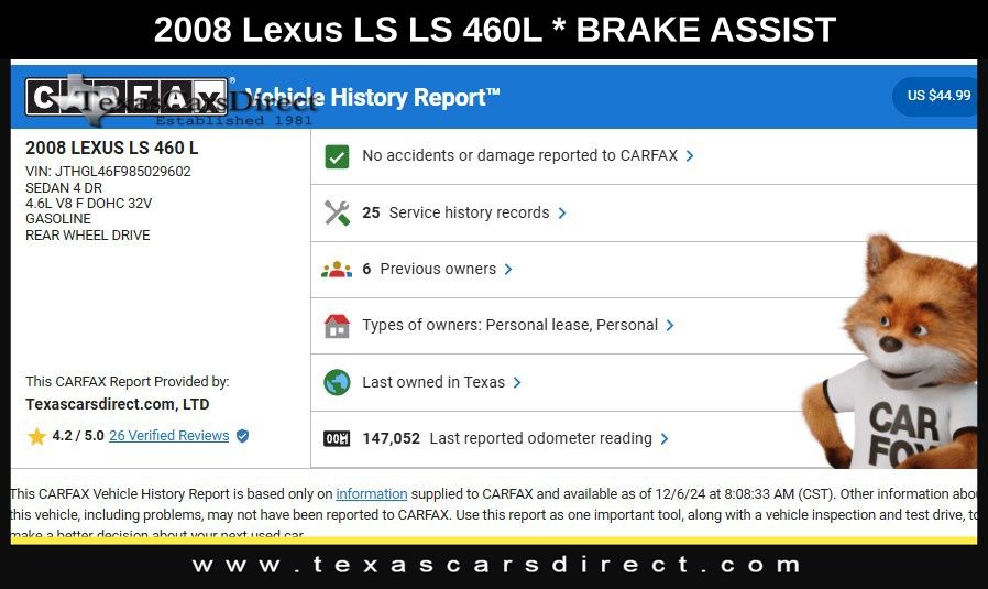 2008 Lexus LS 460 L 10