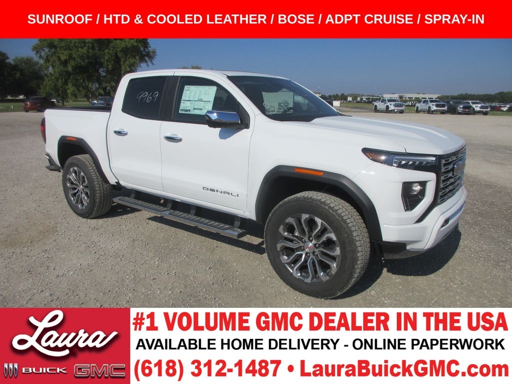 Summit White 2026 GMC Canyon Pickup Truck Four-Wheel Drive 8-Speed Automatic