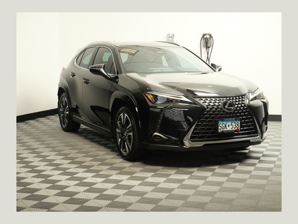 Black (Obsidian) 2025 Lexus UX Hybrid SUV / Crossover All-Wheel Drive Continuously Variable Transmission