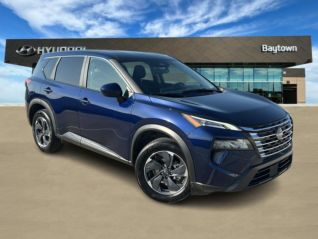 2025 Nissan Rogue SV Blue at South Houston Nissan