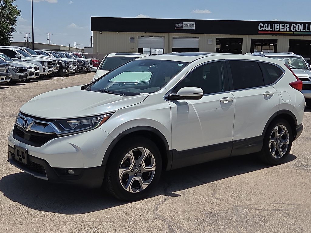 White Diamond Pearl 2017 Honda CR-V SUV / Crossover Front-Wheel Drive Continuously Variable Transmission