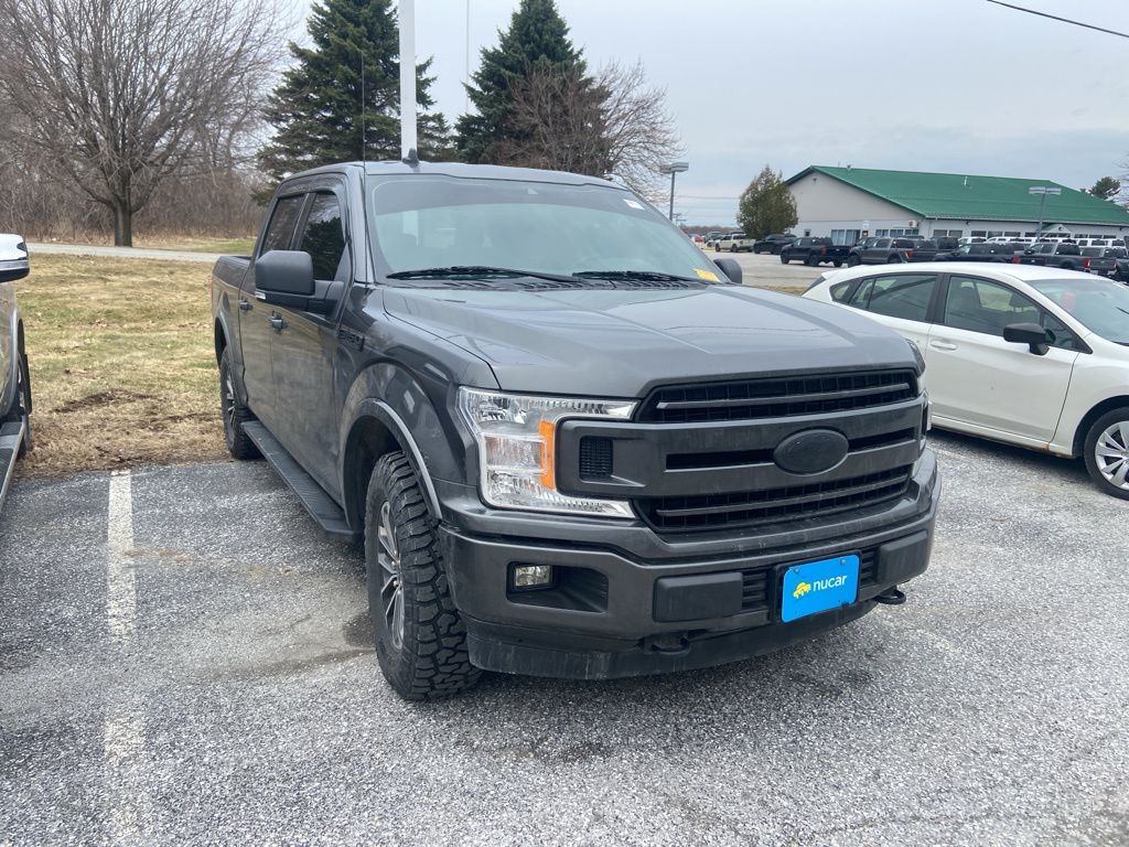 Gray (Magnetic) 2019 Ford F-150 XLT SuperCrew 4WD Pickup Truck Four-Wheel Drive Automatic