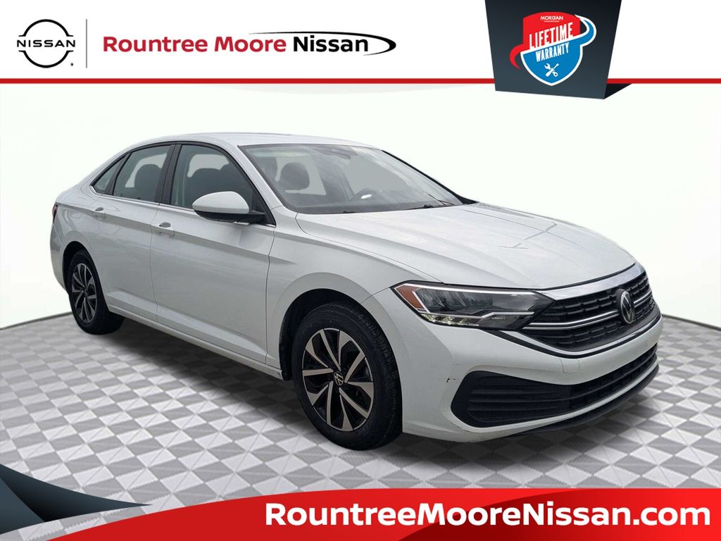 White 2024 Volkswagen Jetta Sedan Front-Wheel Drive 8-Speed Automatic