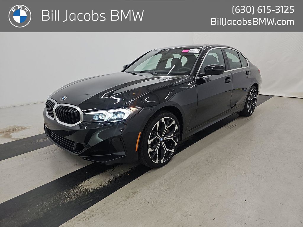 Black Sapphire Metallic 2026 BMW 3 Series Sedan All-Wheel Drive 8-Speed Automatic