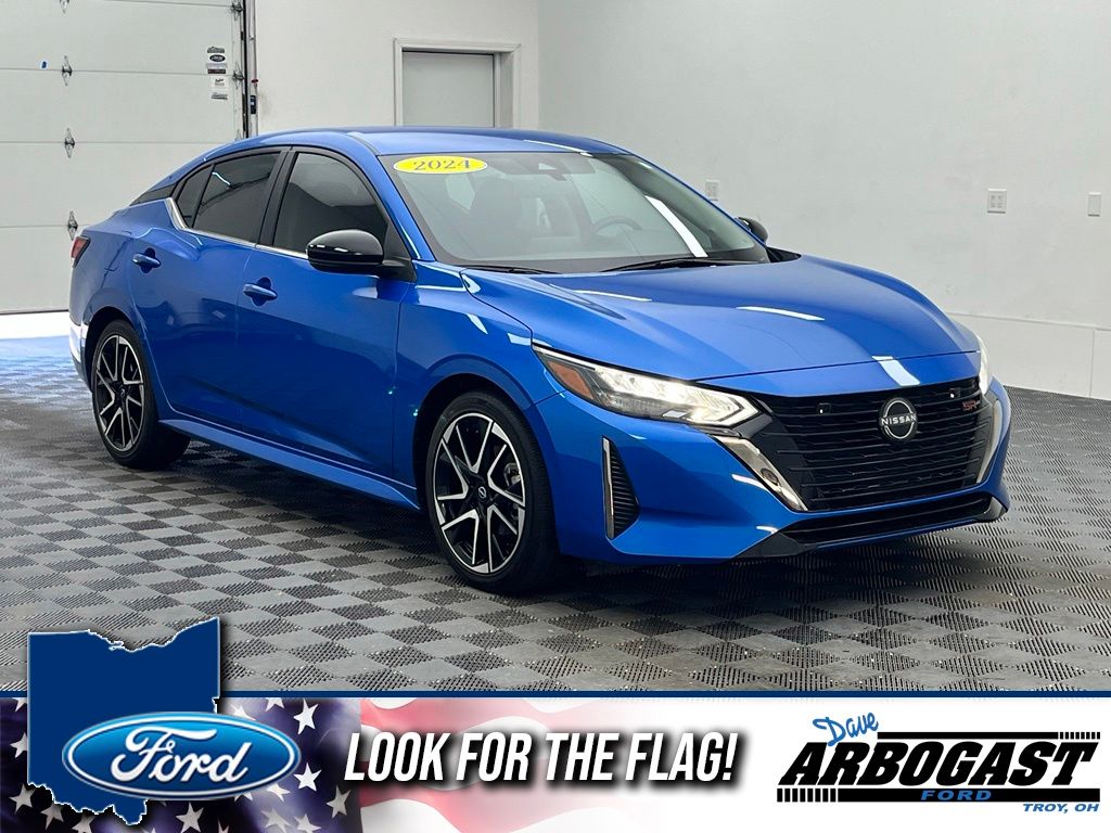 Electric Blue Metallic 2024 Nissan Sentra Sedan Front-Wheel Drive Continuously Variable Transmission