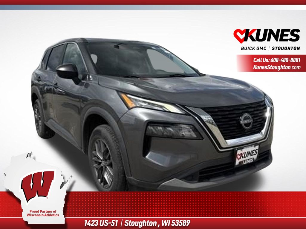 Gray (Gun Metallic) 2023 Nissan Rogue SUV / Crossover Front-Wheel Drive Continuously Variable Transmission