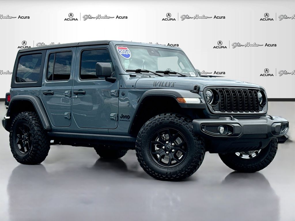 Anvil Clear Coat 2024 Jeep Wrangler SUV / Crossover Four-Wheel Drive 8-Speed Automatic
