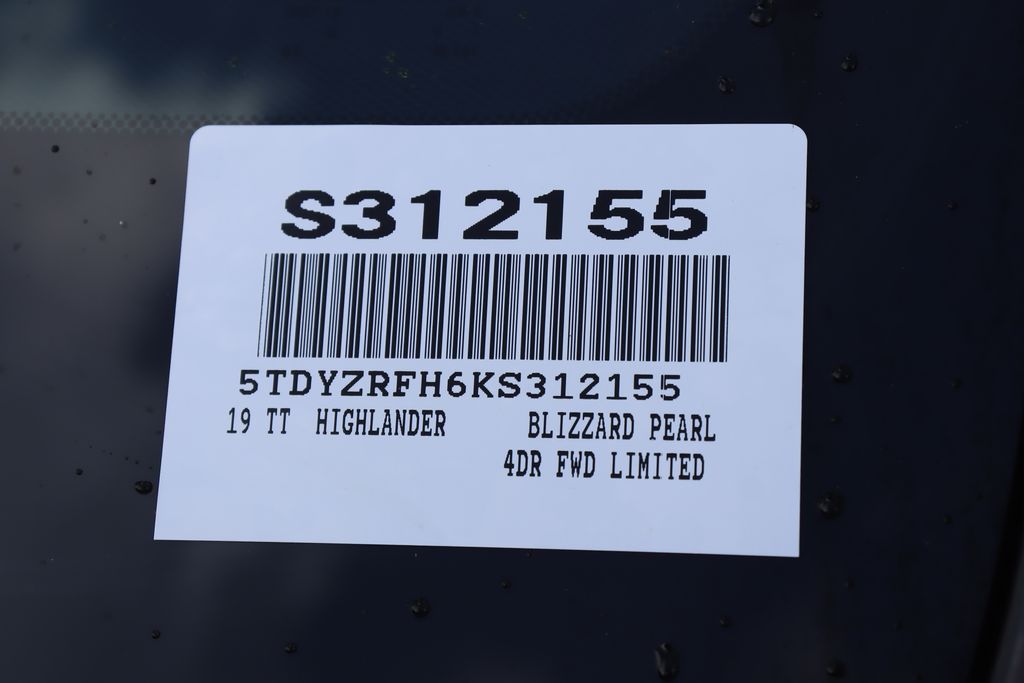 2019 Toyota Highlander Limited 7
