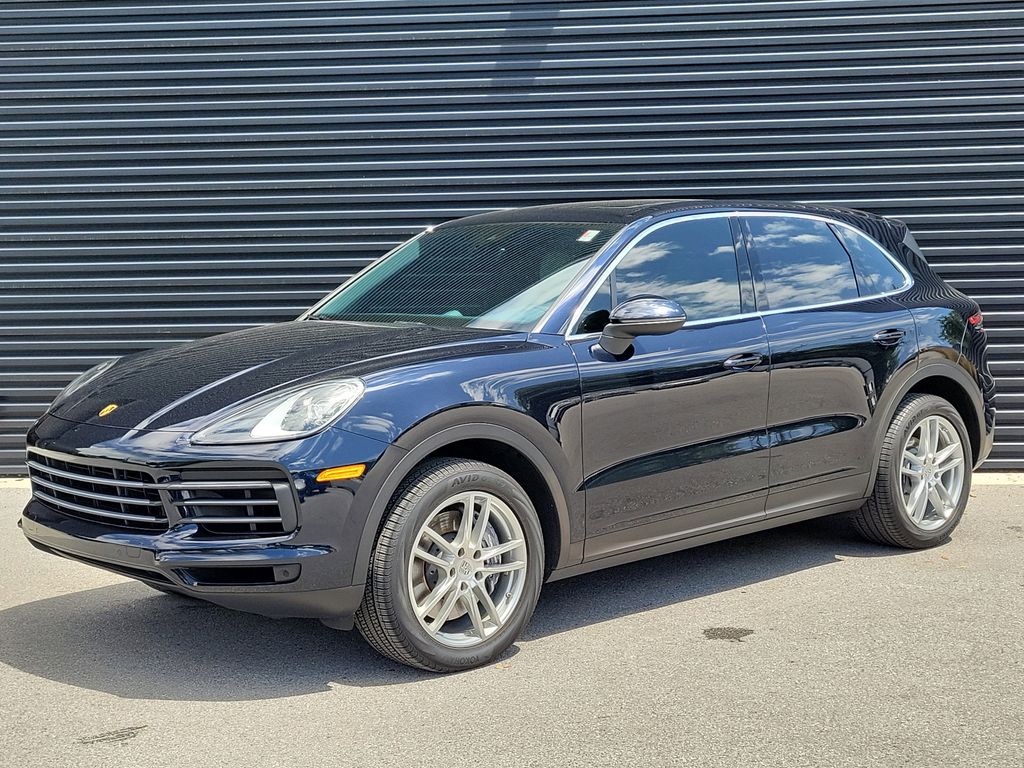 Moonlight Blue Metallic 2022 Porsche Cayenne AWD SUV / Crossover All-Wheel Drive 8-Speed Automatic