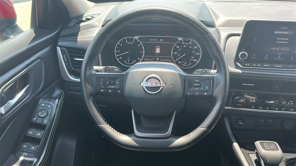 2025 Nissan Rogue SV Red at South Houston Nissan