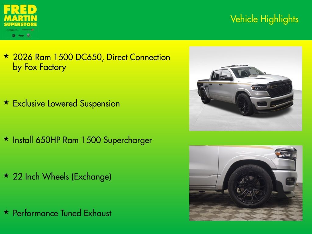new 2026 Ram 1500 car, priced at $89,543