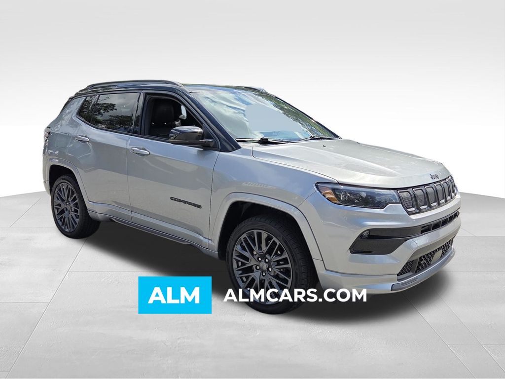 Billet Silver Metallic Clearcoat 2022 Jeep Compass High Altitude 4WD SUV / Crossover Four-Wheel Drive 9-Speed Automatic