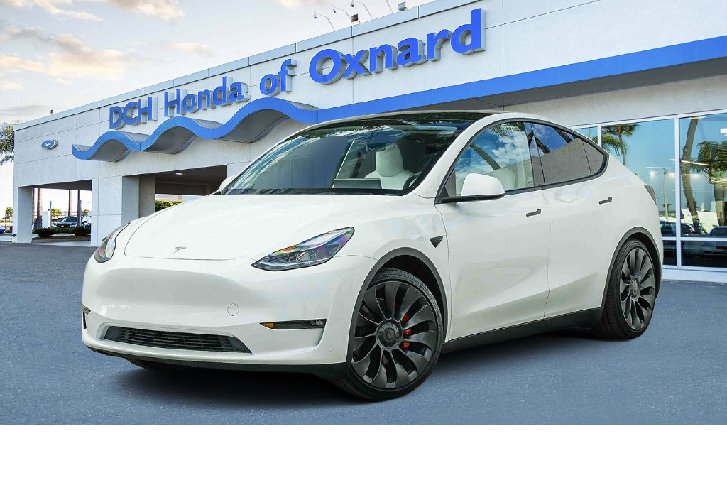 Pearl White Multi-Coat 2025 Tesla Model Y SUV / Crossover All-Wheel Drive 1-Speed Automatic