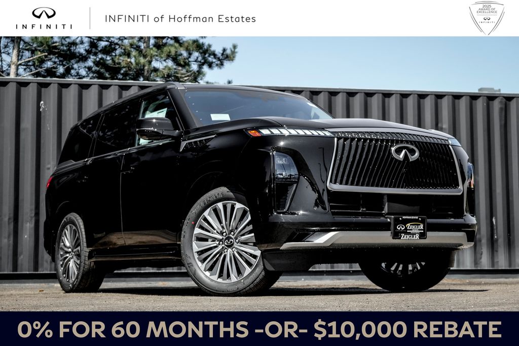 Black Obsidian 2026 INFINITI QX80 SUV / Crossover All-Wheel Drive 9-Speed Automatic