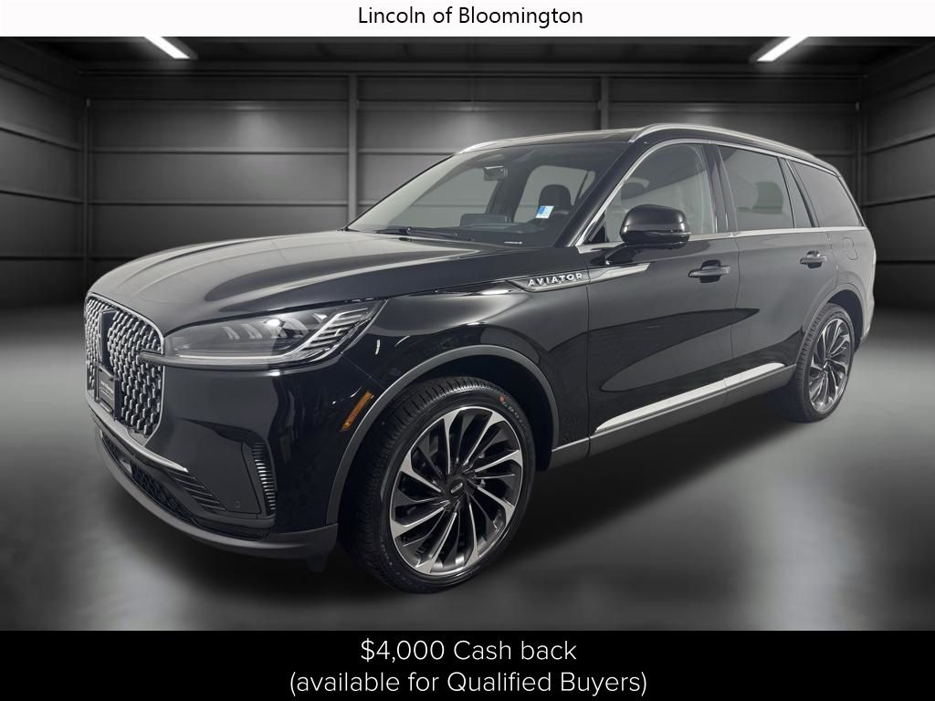 Black Metallic 2026 Lincoln Aviator Reserve AWD SUV / Crossover All-Wheel Drive Automatic