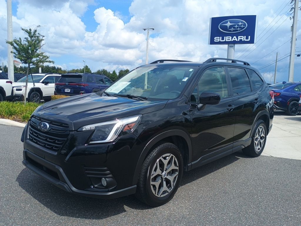 Crystal Black Silica 2023 Subaru Forester SUV / Crossover All-Wheel Drive Continuously Variable Transmission