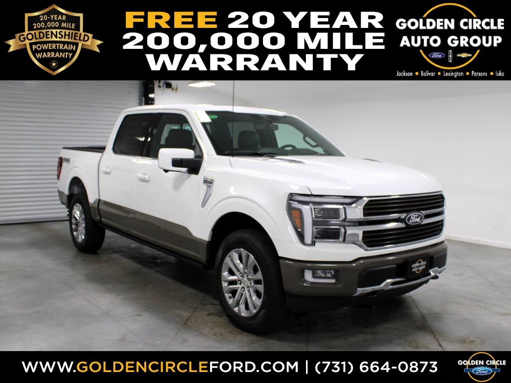 Star White Metallic Tri-Coat 2026 Ford F-150 King Ranch SuperCrew 4WD Pickup Truck Four-Wheel Drive Automatic
