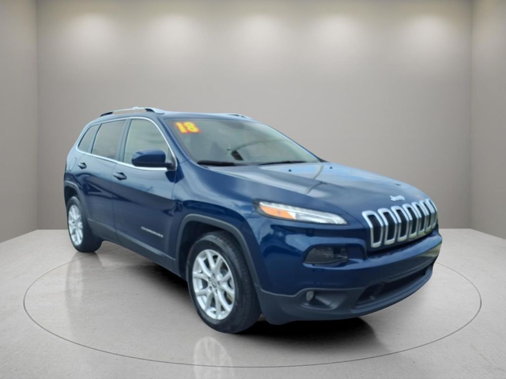 Patriot Blue Pearlcoat 2018 Jeep Cherokee SUV / Crossover Front-Wheel Drive 9-Speed Automatic