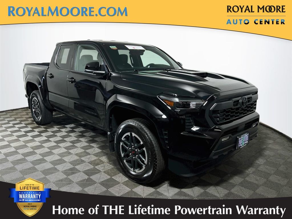 Black 2025 Toyota Tacoma Pickup Truck Four-Wheel Drive 8-Speed Automatic