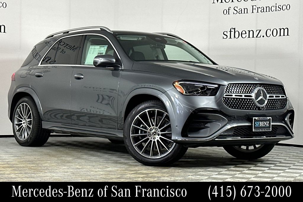 Gray (Selenite Grey Metallic) 2026 Mercedes-Benz GLE SUV / Crossover Rear-Wheel Drive 9-Speed Automatic