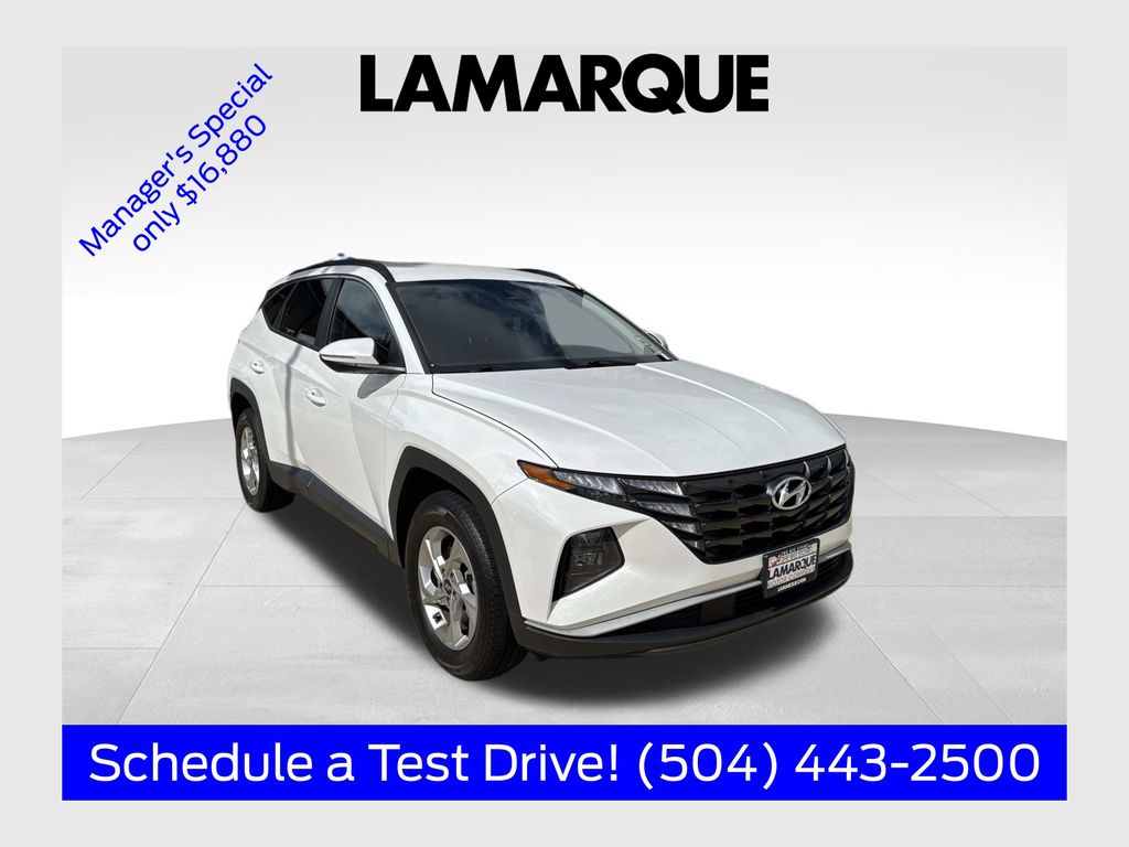 Serenity White Pearl 2023 Hyundai Tucson SUV / Crossover All-Wheel Drive 8-Speed Automatic
