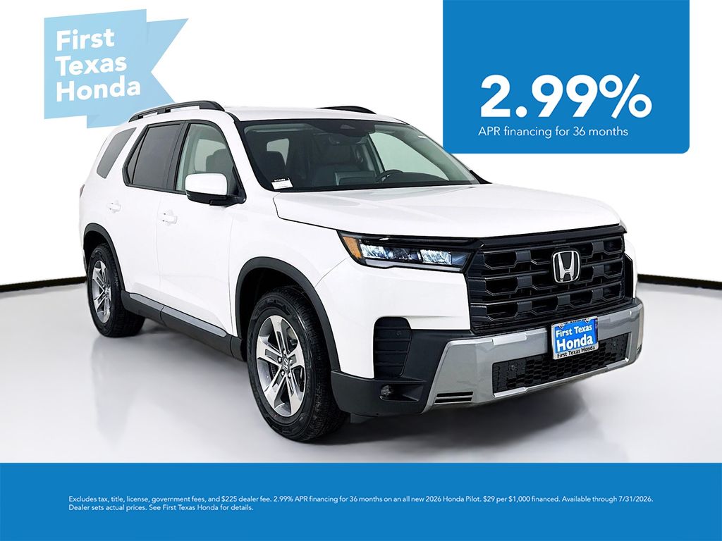 Platinum White Pearl 2026 Honda Pilot SUV / Crossover Front-Wheel Drive Automatic