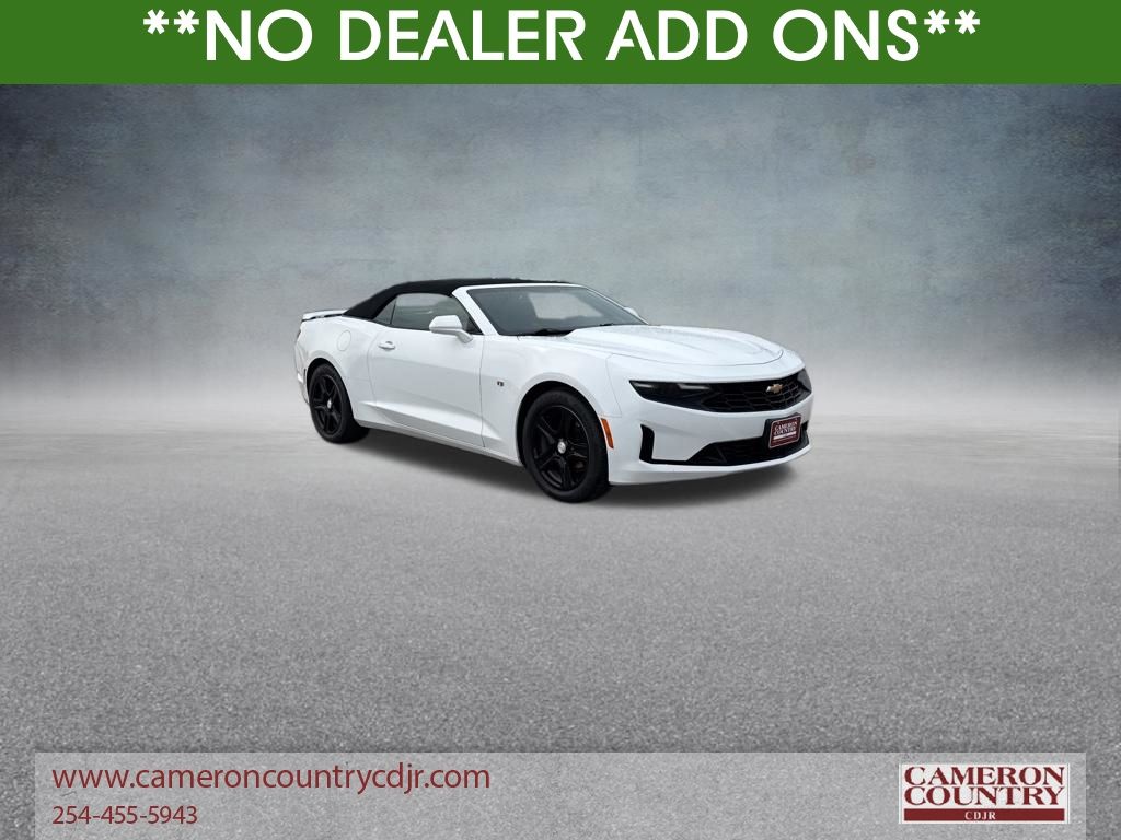 Summit White 2023 Chevrolet Camaro Convertible Rear-Wheel Drive 8-Speed Automatic