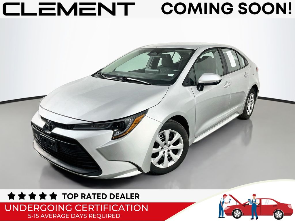 Classic Silver Metallic 2025 Toyota Corolla Sedan Front-Wheel Drive Continuously Variable Transmission