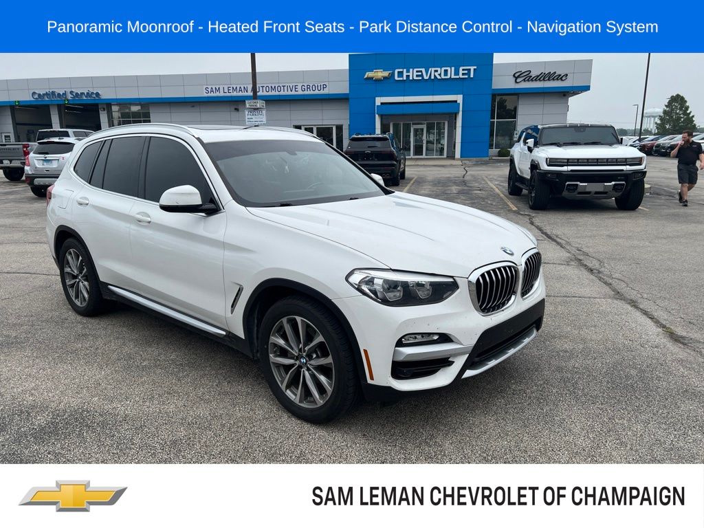 Alpine White 2018 BMW X3 SUV / Crossover All-Wheel Drive 8-Speed Automatic