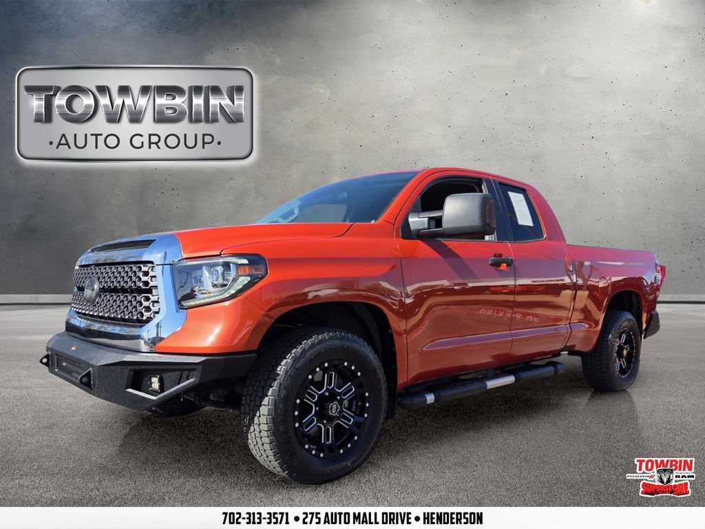 Inferno Red 2018 Toyota Tundra Pickup Truck Four-Wheel Drive 6-Speed Automatic Overdrive