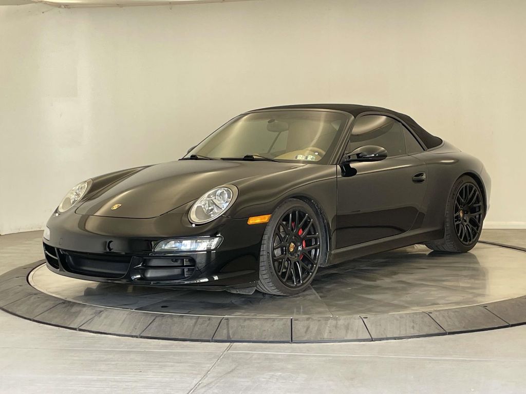 Black 2006 Porsche 911 Carrera S Cabriolet RWD Convertible Rear-Wheel Drive 6-Speed Manual