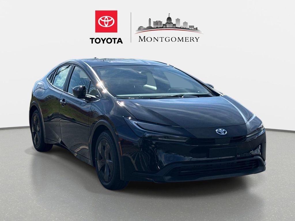 Midnight Black Metallic 2026 Toyota Prius LE FWD Hatchback Front-Wheel Drive Continuously Variable Transmission