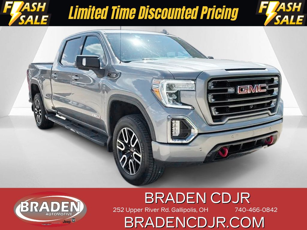 Gray 2021 GMC Sierra 1500 Pickup Truck Four-Wheel Drive Automatic