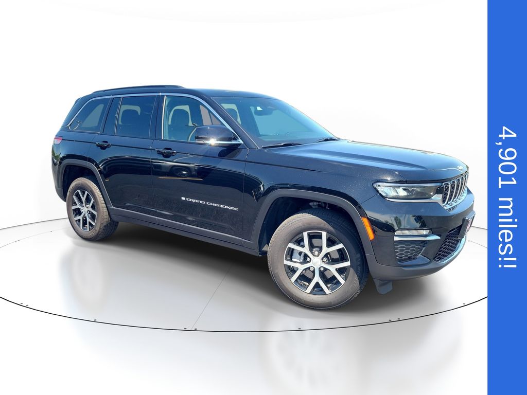 Diamond Black 2025 Jeep Grand Cherokee SUV / Crossover Four-Wheel Drive 8-Speed Automatic