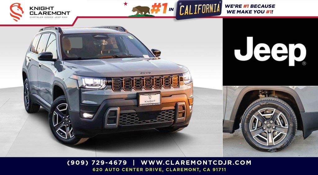 Sting-Gray Clearcoat 2026 Jeep Cherokee SUV / Crossover Four-Wheel Drive Continuously Variable Transmission