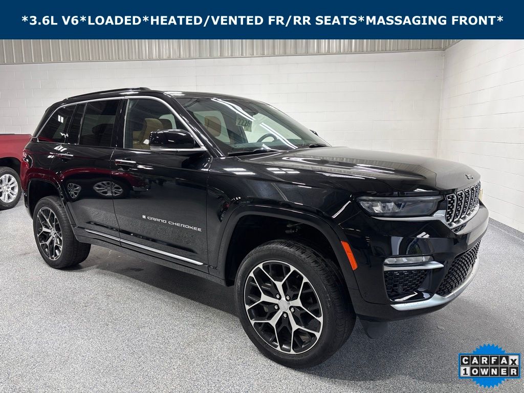 Diamond Black Crystal Pearlcoat 2024 Jeep Grand Cherokee SUV / Crossover Four-Wheel Drive 8-Speed Automatic