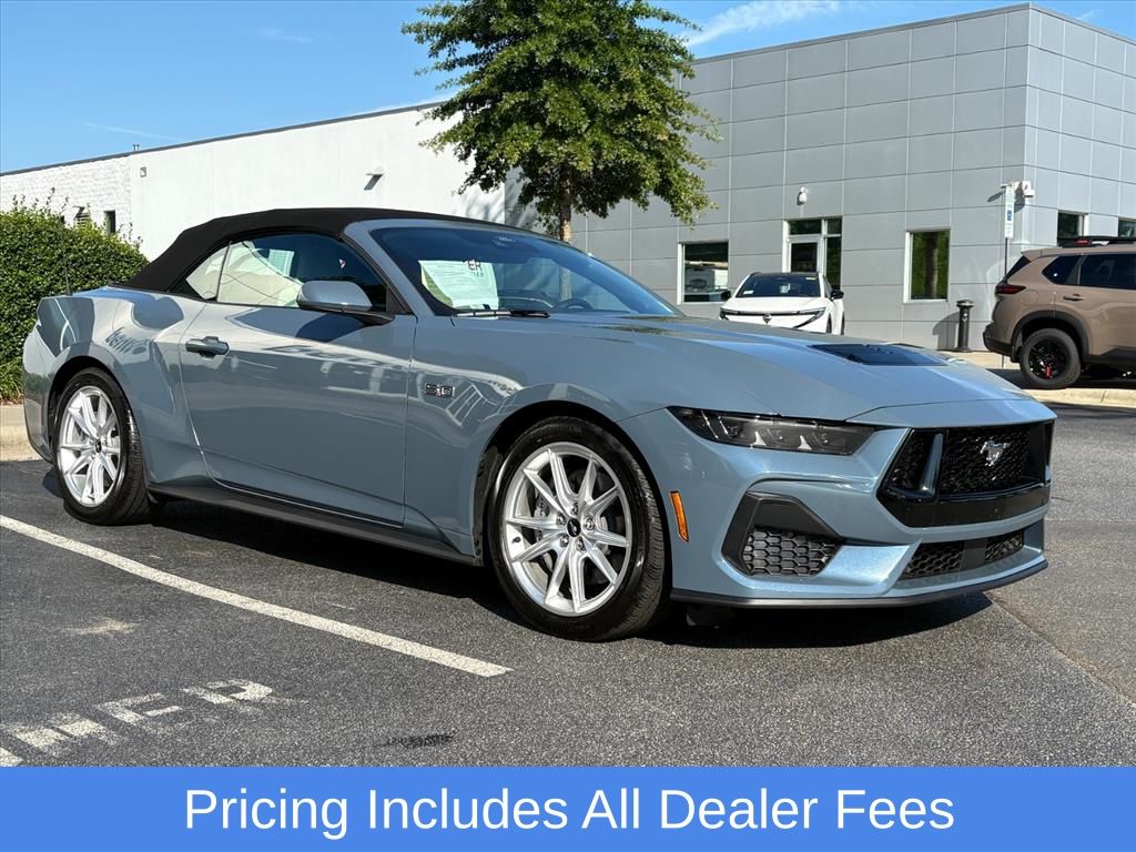 Vapor Blue 2025 Ford Mustang Convertible Rear-Wheel Drive Automatic