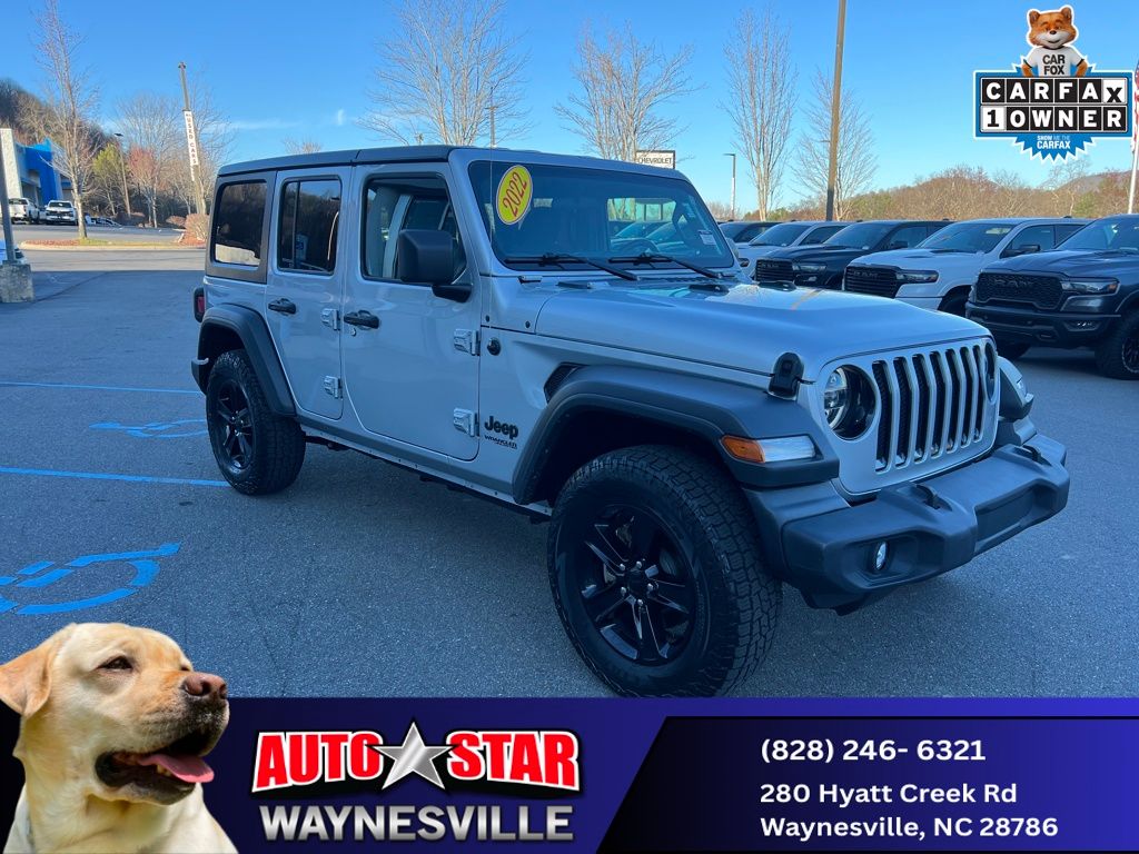 used 2022 Jeep Wrangler car, priced at $25,500