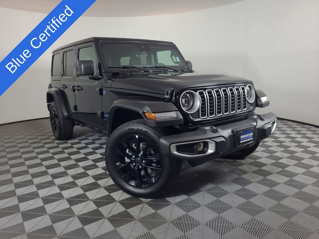 Black Clearcoat 2025 Jeep Wrangler 4xe SUV / Crossover Four-Wheel Drive 8-Speed Automatic