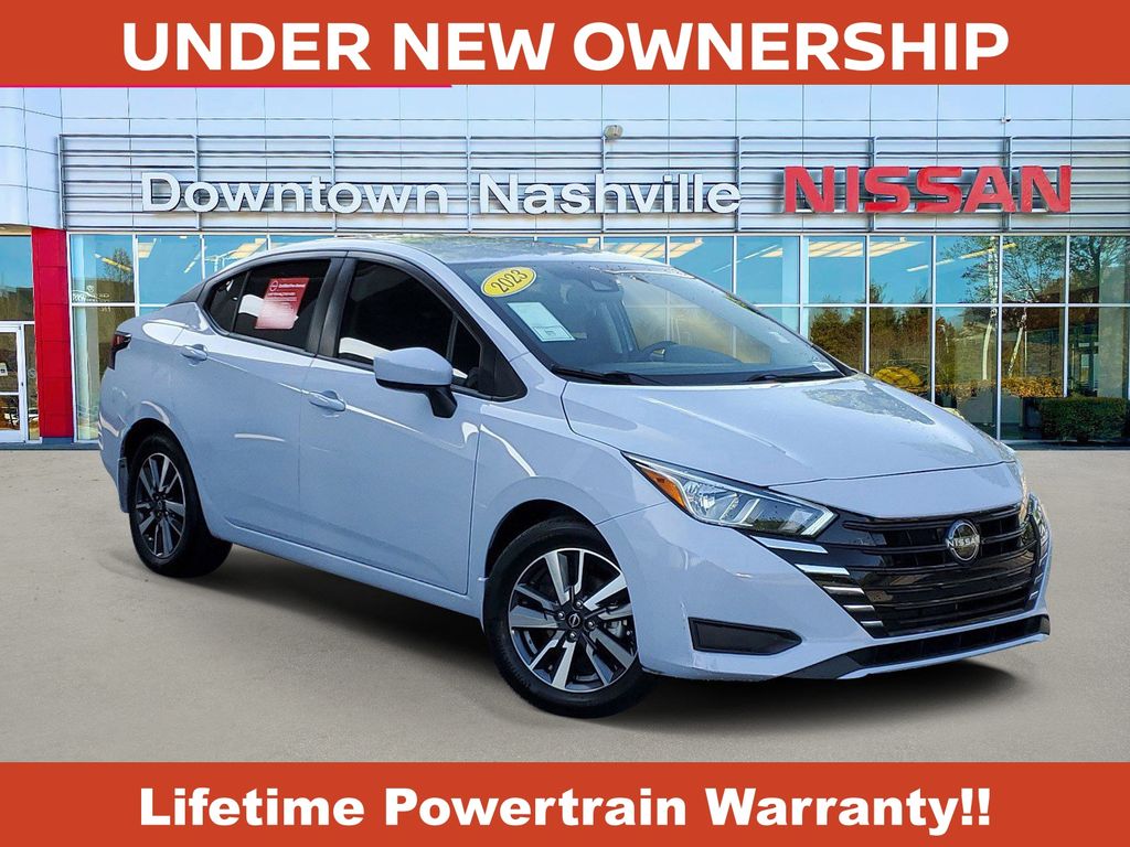 Pearl 2023 Nissan Versa SV FWD Sedan Front-Wheel Drive Continuously Variable Transmission
