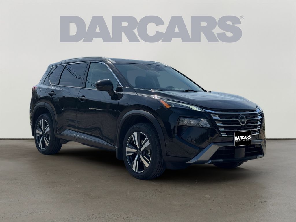 Super Black 2024 Nissan Rogue SL AWD SUV / Crossover All-Wheel Drive Continuously Variable Transmission