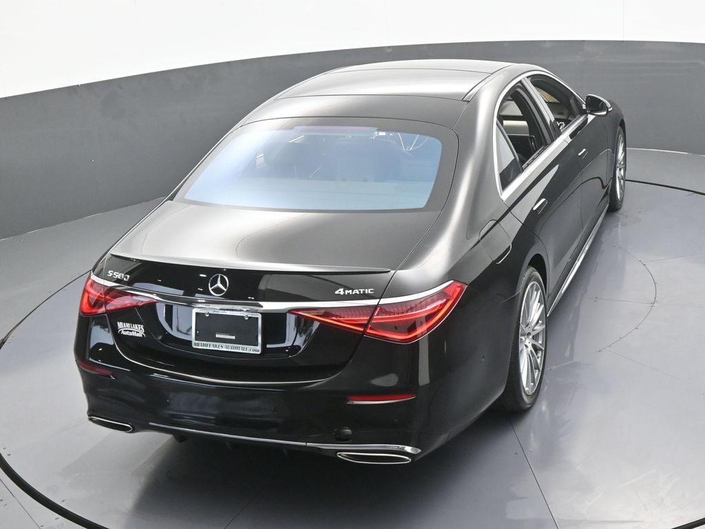 Used 2021 Obsidian Black/designo Diamon White Mercedes-Benz S 580 image 61