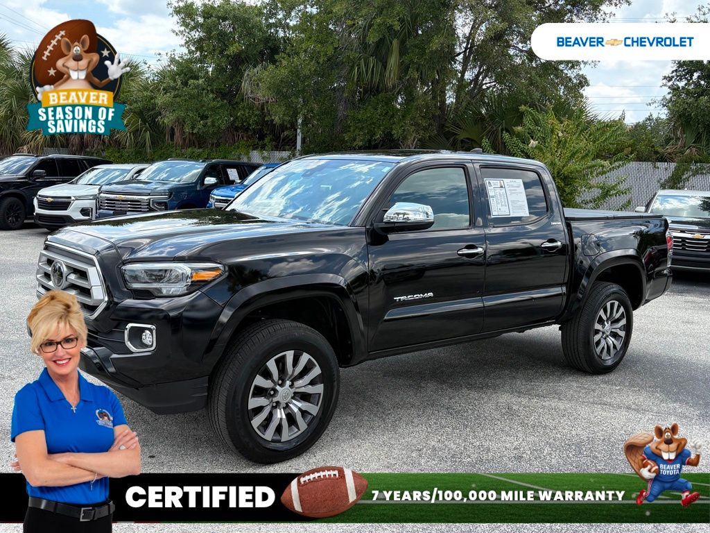 Black 2023 Toyota Tacoma Pickup Truck Four-Wheel Drive 6-Speed Automatic