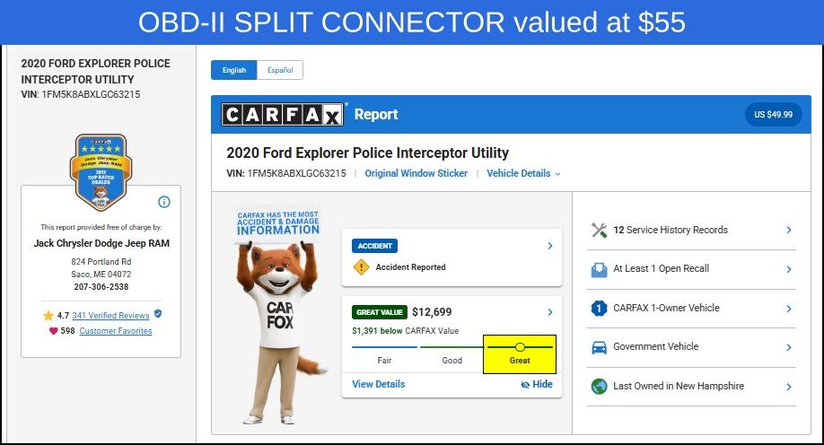 Used 2020 Ford Utility Police Interceptor SUV