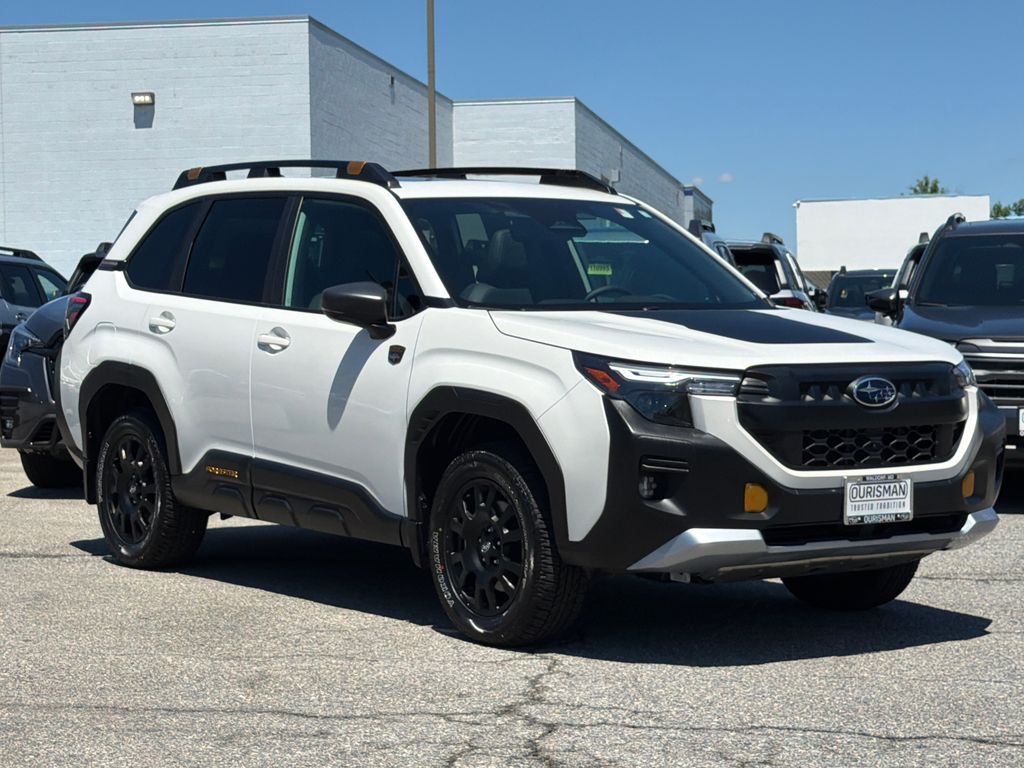 Crystal White Pearl 2026 Subaru Forester SUV / Crossover All-Wheel Drive Continuously Variable Transmission