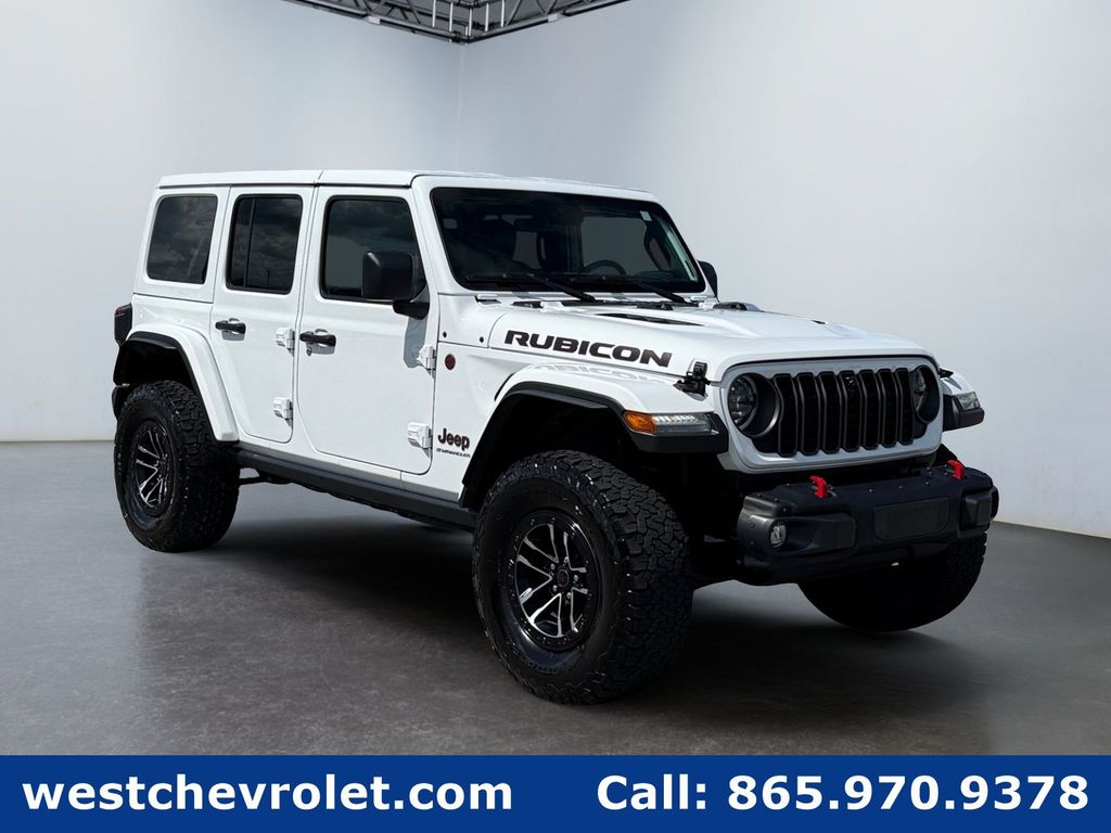 Bright White Clearcoat 2024 Jeep Wrangler SUV / Crossover Four-Wheel Drive 8-Speed Automatic